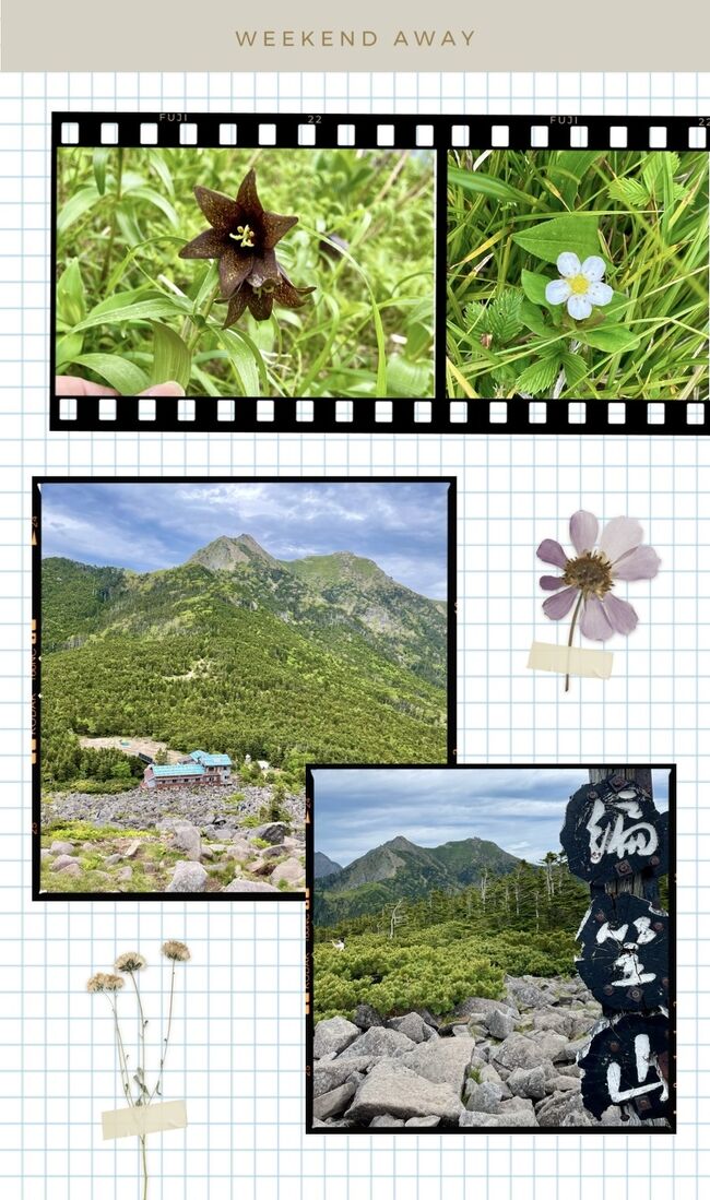 八ヶ岳連峰最南端　編笠山